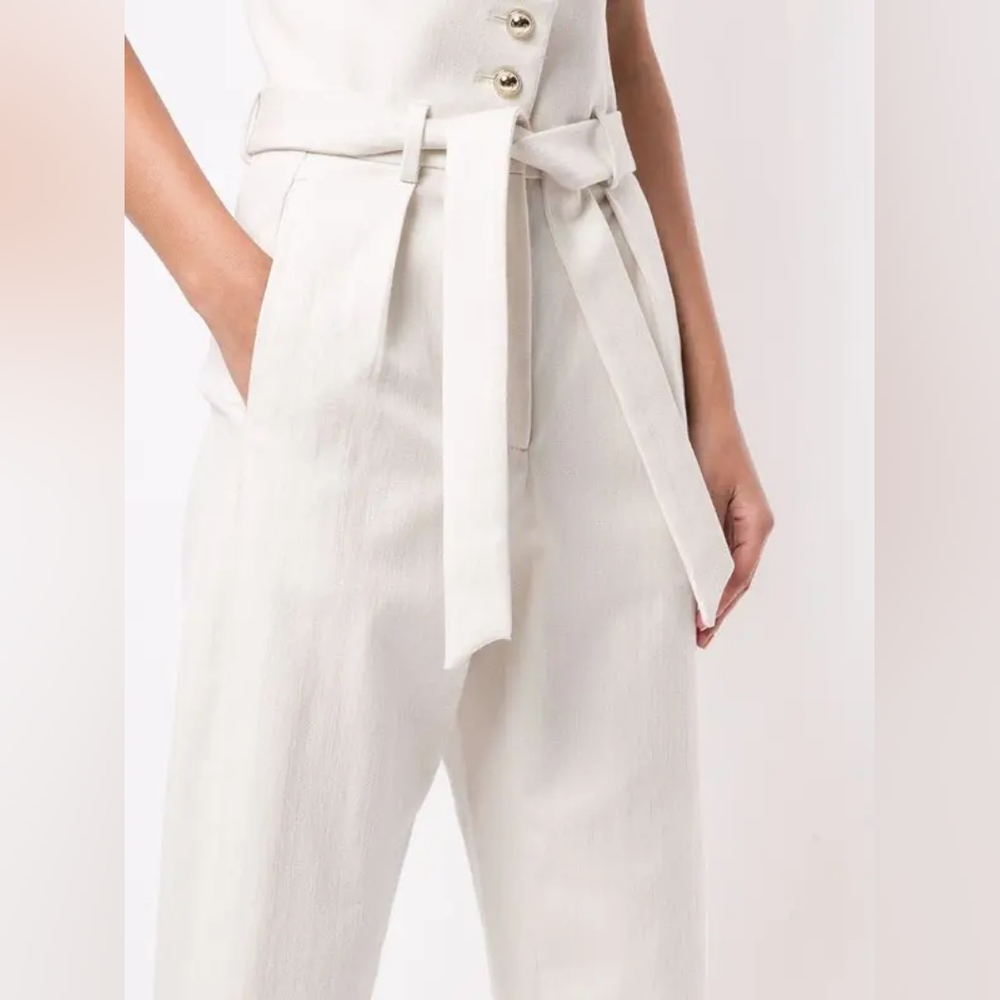 10. NWT IRO CAELIA HIGH-WAISTED TROUSERS SIZE 34 / US 2 - Picture 4 of 13